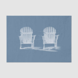 Papel De Seda Adirondack Beach Chairs Light Blue Rustic