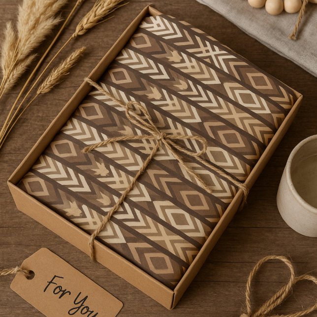 Papel De Seda Adorável padrão asteca (Criador carregado)