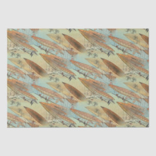 Papel De Seda Aeródromos de Estilo Vintage Steampunk no Padrão d
