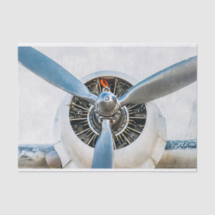 Papel De Seda Aeronave Douglas DC-3. Hélice