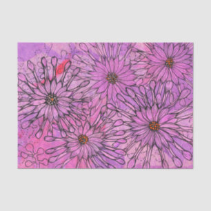 Papel De Seda África Daisy Cape Daisies Flores Rosa Arte Floral
