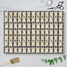 African Inspired Diamond Pattern Tissue Paper