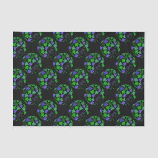 Papel De Seda Afro Diva Verde & Azul