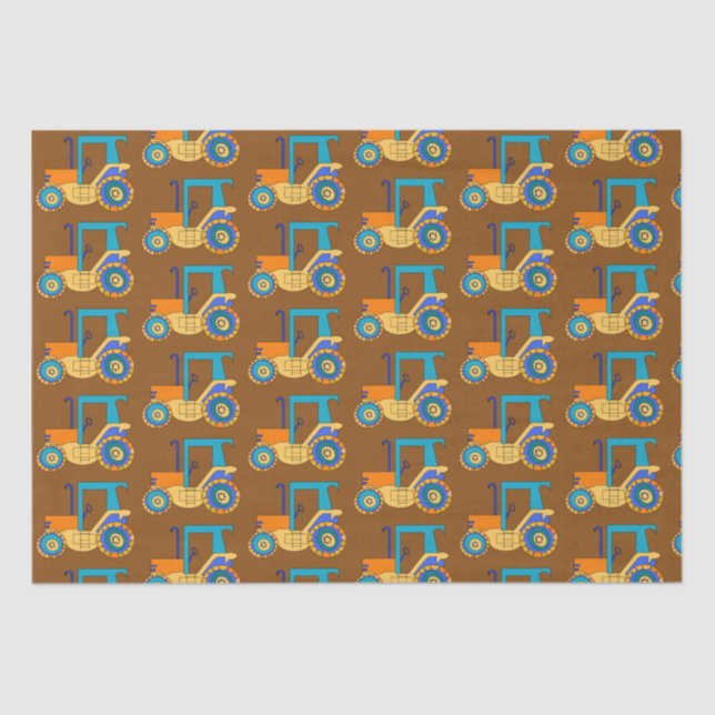 Papel De Seda Agricultura de Trator (Frente )