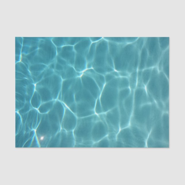 Papel De Seda Água da piscina (Frente )