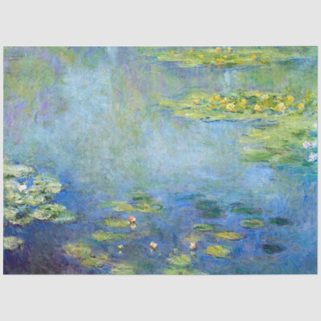 Papel De Seda Água Lily Pond, Monet (Frente )