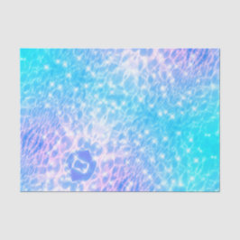 Papel De Seda Água ondula texturas de água moderna elegante chic