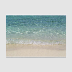 Papel De Seda Água tropical azul de Tahiti