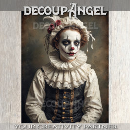 Papel De Seda Aguardando o holofote - Decoupage -