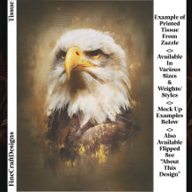 Águia Americana Majestosa, Arte em Estilo a Óleo E