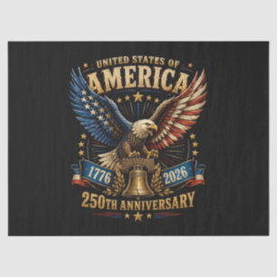 Papel De Seda Águia do 250º Aniversário dos Estados Unidos da Am
