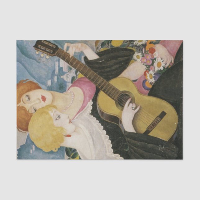 Papel De Seda Air De Capri por Gerda Wegener (Frente )