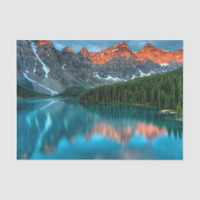 Papel De Seda Alberta Canada Lake Louise Summer Adventure (Frente )