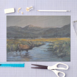 Papel De Seda Alce Dourado