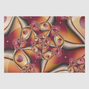 Papel De Seda Alegria Colorida Abstrata Vermelho Laranja Fantasi
