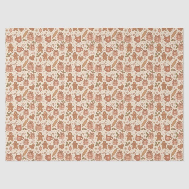 Papel De Seda Alegria de Pão de Mel (Frente )