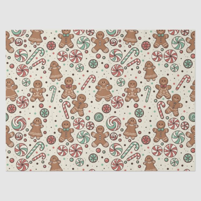 Papel De Seda Alegria de Pão de Mel (Frente )
