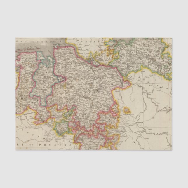 Papel De Seda Alemanha do norte (Frente )