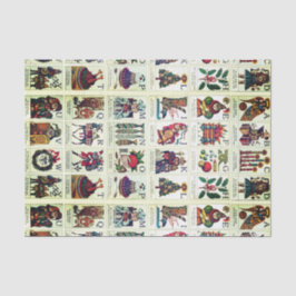 Papel De Seda Alfabeto Natal