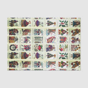 Papel De Seda Alfabeto Natal