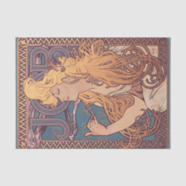 Papel De Seda Alfonse Mucha Job Art Nouveau mulher