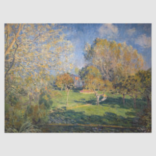 Papel De Seda Alfred Sisley - O Jardim de Hoschede, Montgeron