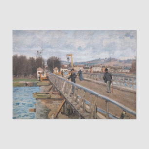 Papel De Seda Alfred Sisley - Ponte aérea de Argenteuil