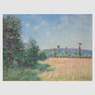 Papel De Seda Alfred Sisley - Sahurs Meadows na manhã do sol