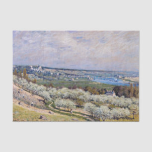 Papel De Seda Alfred Sisley - Terrace em Santo-Germain, Primaver