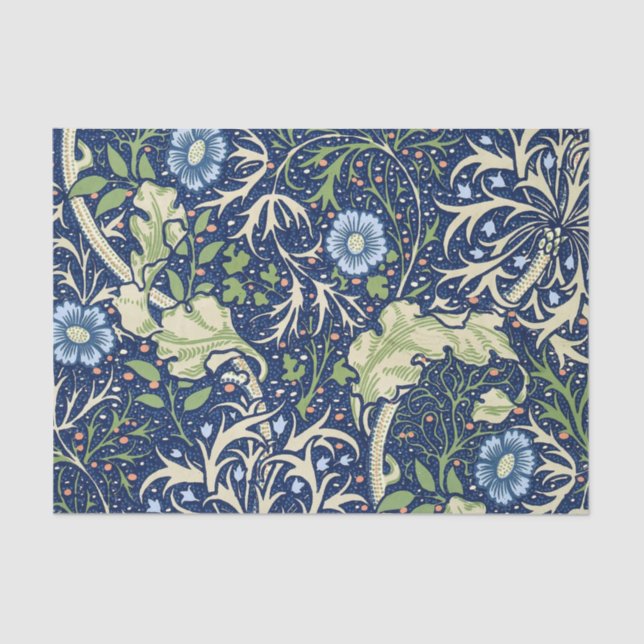 Papel De Seda Algas (por William Morris) (Frente )