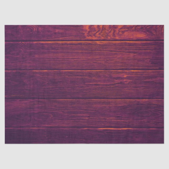 Papel De Seda Algodão Elegante Russo Textura de Madeira Roxo (Frente )