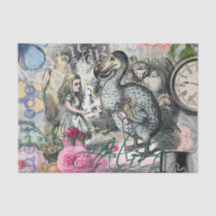Papel De Seda Alice Classic Wonderland Dodo Arte Tenniel
