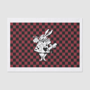 Papel De Seda Alice de texto personalizado na verificação de c