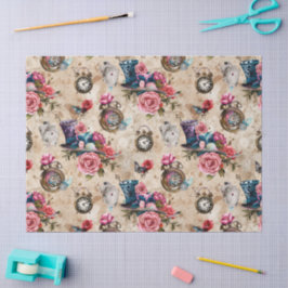 Papel De Seda Alice in Wonderland Pattern