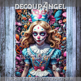 Papel De Seda Alice no País das Maravilhas