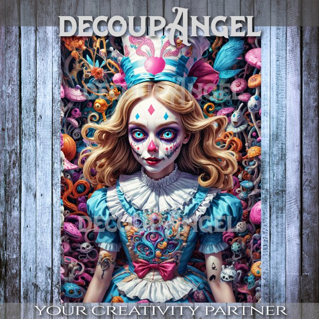 Papel De Seda Alice no País das Maravilhas (Criador carregado)