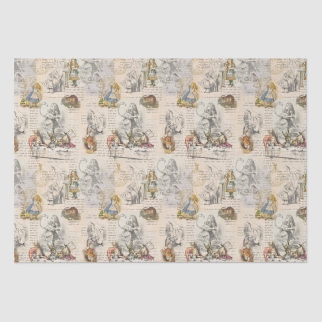 Papel De Seda Alice no País das Maravilhas (Frente )