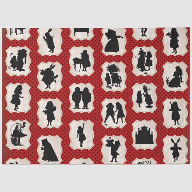 Papel De Seda Alice no País das Maravilhas Design 2 (Frente )