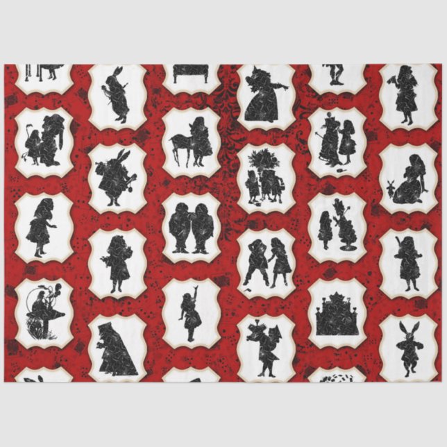 Papel De Seda Alice no País das Maravilhas Design 3 (Frente )