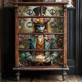 Papel De Seda Alice no País das Maravilhas Mad Hatter