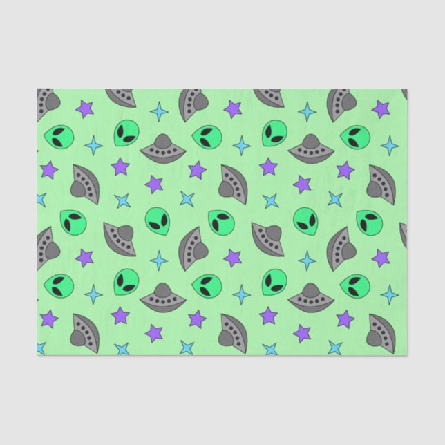 Papel De Seda Alienígena (Frente )