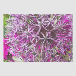 Papel De Seda Allium & Flowers de Verão