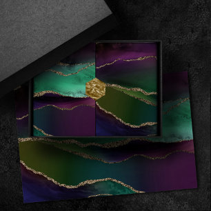 Papel De Seda Alluring Agate Pedras Douradas de pedra calcária