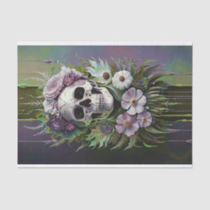 Papel De Seda Alma Eterna, Caveira Gótica Terrestre, Mãe Naturez