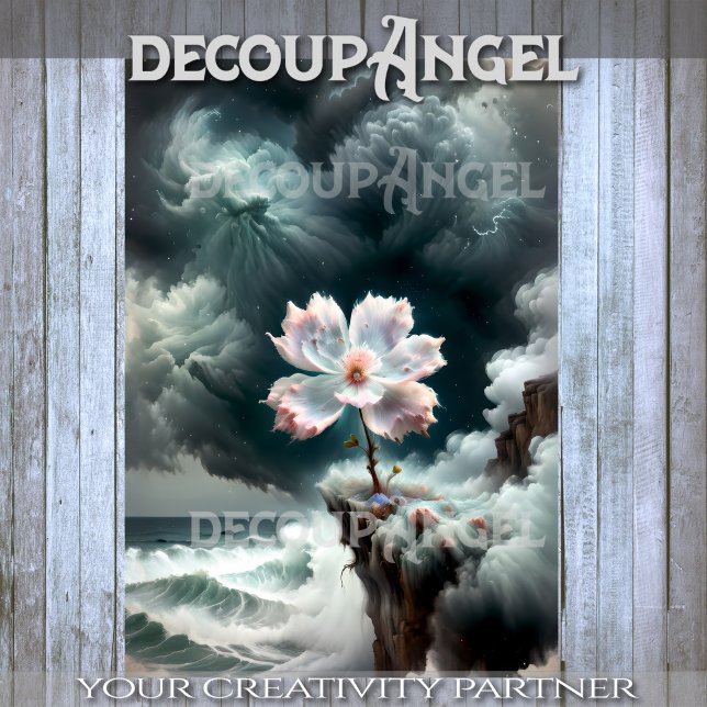 Papel De Seda Alma Solitária Forte - Decoupage - (Criador carregado)