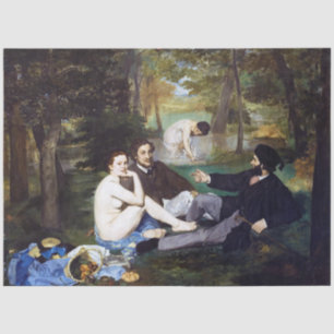Papel De Seda Almoço na grama, Manet