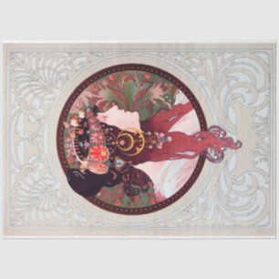 Papel De Seda Alphonse Mucha