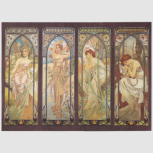 Papel De Seda Alphonse Mucha, O Momento do Dia