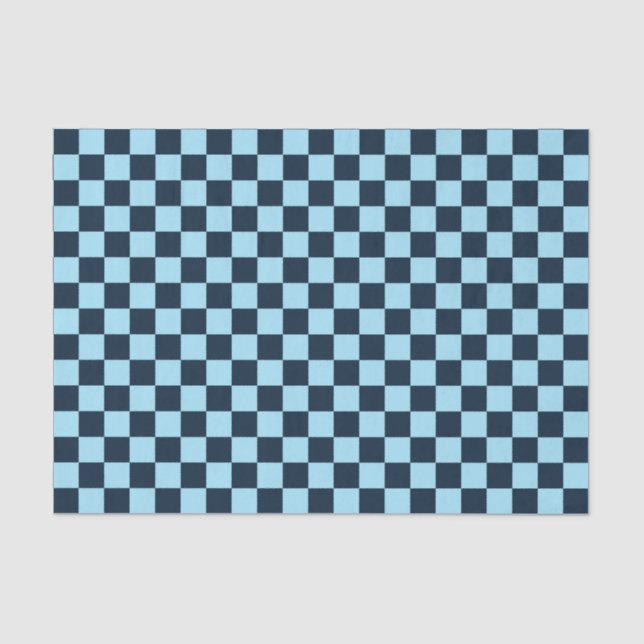 Papel De Seda Alpine ice checkerboard pattern (Frente )