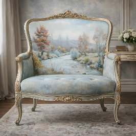 Papel De Seda Amanhecer de Inverno - Decoupage de Rio Outonal Pa